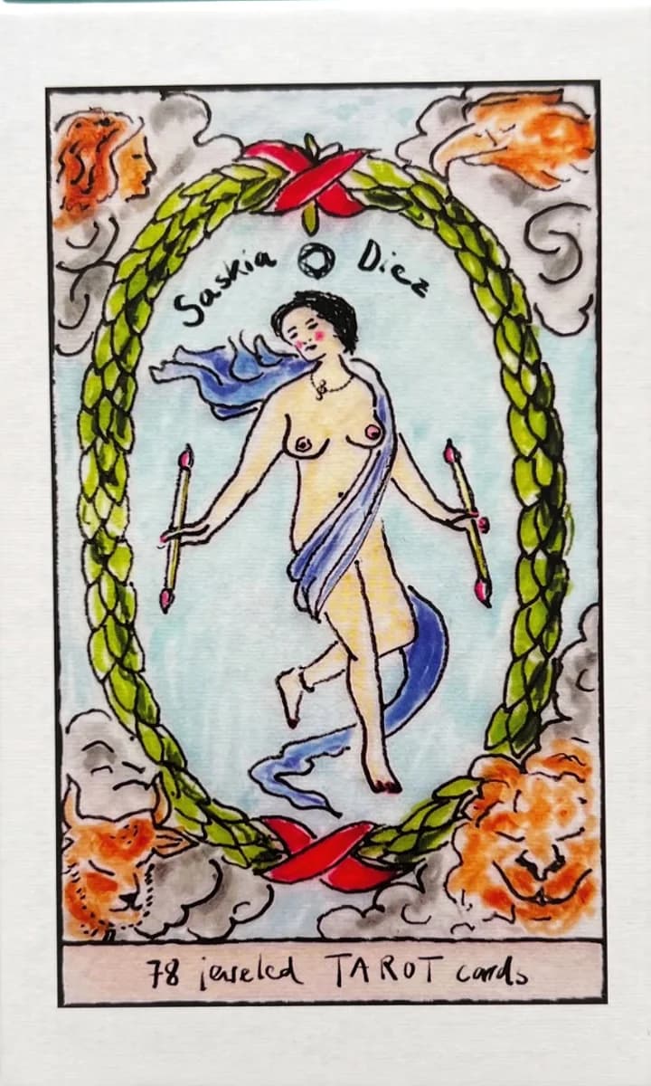 Jeweled Tarot Cards deck box